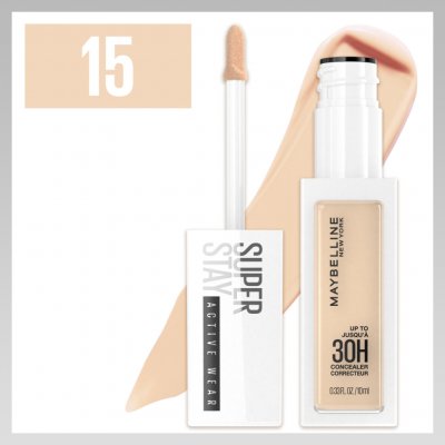 Maybelline SuperStay Active Wear Korektor s vysokým krytím 15 Light 10 ml – Zboží Dáma