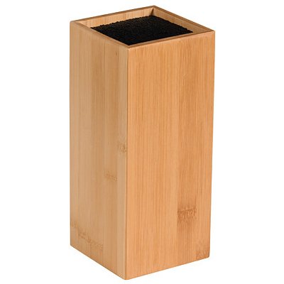 KESPER Stojan na nože s plastovými štětinami, bambus, KESPER 58022 – Zboží Dáma