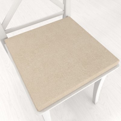 Biante ALC-007 Krémově béžový 38 x 38 x 3 cm čtvercový z imitace broušené kůže Alcantara – Zbozi.Blesk.cz