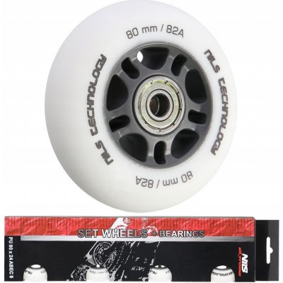 Nils Extreme PU 80 mm 82A s ložisky ABEC9 4 ks – Sleviste.cz