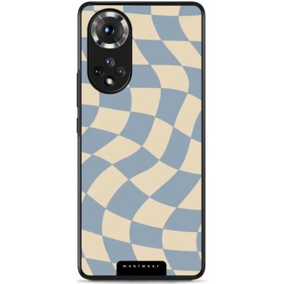 Mobiwear Glossy - Honor 50 / Huawei Nova 9 - GA59G Modrá a béžová šachovnice – Zbozi.Blesk.cz