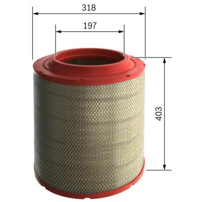 Vzduchový filtr BOSCH F 026 400 563 – Hledejceny.cz
