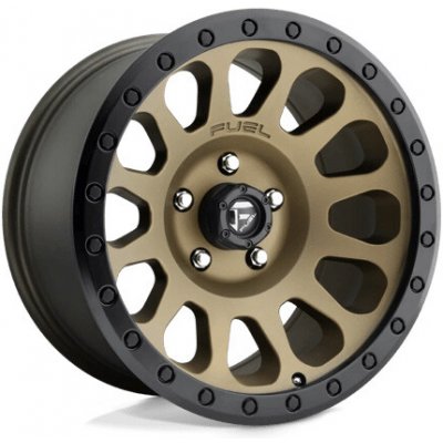 Fuel D600 Vector 9x17 5x127 ET-12 matte bronze black bead ring | Zboží Auto