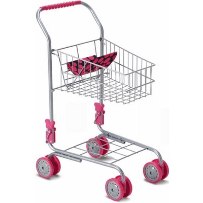 HM Studio Nákupní vozík kovový 41,5 × 30,5 × 5­8,5 cm – Hledejceny.cz
