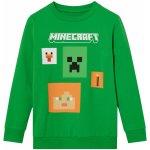 Minecraft chlapecká mikina zelená – Zboží Mobilmania
