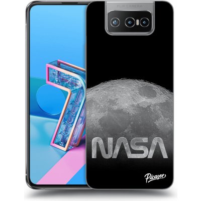 Pouzdro Picasee silikonové Asus Zenfone 7 ZS670KS - Moon Cut čiré – Zboží Mobilmania