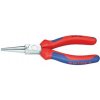 Kleště kulaté Knipex 30 35 160 - Kleště s kulatými čelistmi 160mm na drát, chromované, BI-plast rukojeti, LANGBECK