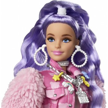 Barbie Extra fialové vlny