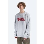 Fjällräven Logo Sweater M grey-melange – Zboží Mobilmania