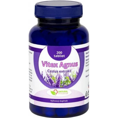 Natural Pharm Vitex Agnus Castus jahnací 200 tablet – Hledejceny.cz