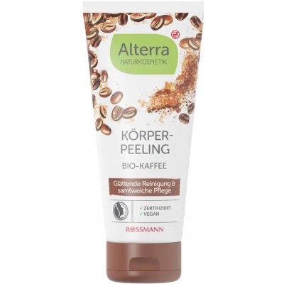 Alterra Naturkosmetik tělový peeling s bio kávovými zrnky 200 ml – Hledejceny.cz