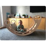 Montessori dřevěná houpačka JB-B85 Přírodní 85 – Zboží Dáma