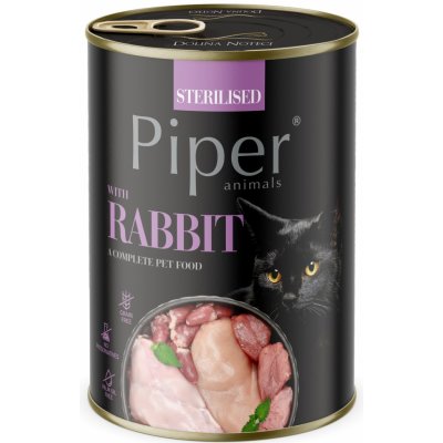 Piper Cat Sterilised s králíkem 400 g – Hledejceny.cz