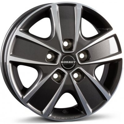 Borbet CWG - 6x16 5x118 ET68 anthracite polished – Sleviste.cz