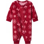 Lupilu Dětský vánoční velurový overal na spaní červená – Zboží Dáma
