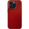 Pouzdro a kryt na mobilní telefon FIXED MagLeather kožený s MagSafe iPhone 15 Pro Max - červený FIXLM-1203-RD