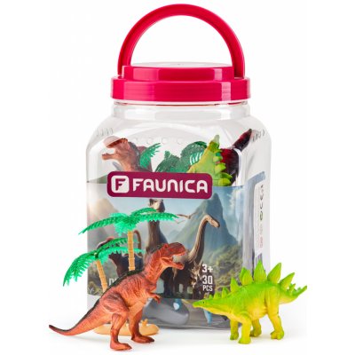 Faunica Zvířátka sada v MEGA tubě Dinosauři – Zboží Dáma