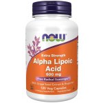 Now Foods Foods ALA kyselina alfa lipoová Extra Strength 600 mg 120 rostlinných kapslí – Hledejceny.cz