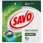 Savo Universal bez chloru prací prášek na barevné i bílé prádlo 20 PD 1,4 kg – HobbyKompas.cz