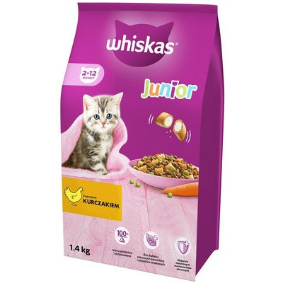 Whiskas Junior kuřecí 6 x 1,4 kg