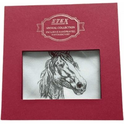 HEDVA ČESKÝ BROKÁT dámský kapesník 100% bavlna Animal Collection KRB ruční tisk pes – Sleviste.cz