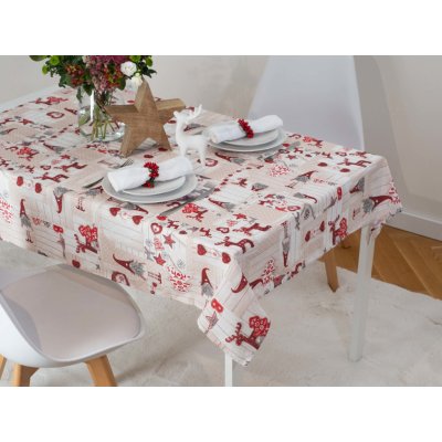 MKLuzkoviny Vánoční ubrus Skřítci 140 x 180 cm – Hledejceny.cz