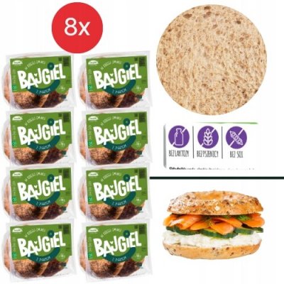 Incola Bagely s lněným semínkem bezlepkové 190 g – Zboží Dáma