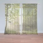 Záclony Lesní cesta: 2 ks - 150x250 cm - Sablio – Hledejceny.cz
