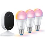 Philips WiZ 8720169075016 LED startovací sada Self Monitoring 8,5W E27 806 lm 2200-6500+RGBK – Zboží Živě
