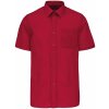 Pánská Košile Eso pánská košile s dlouhým rukávem klasická červená