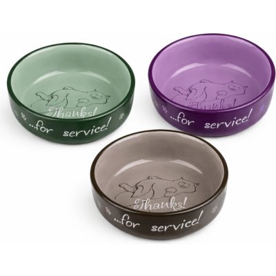 Trixie miska keramická kočka nízká 0,3 l 15 cm – Zboží Dáma