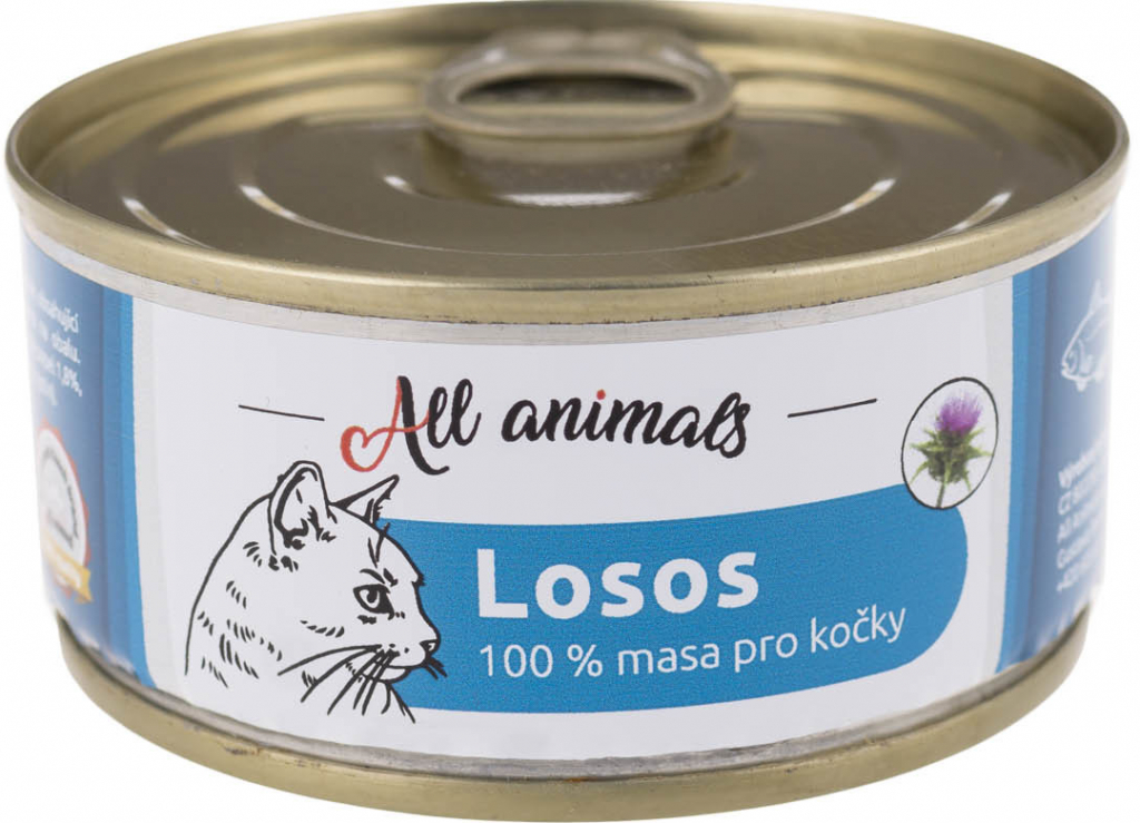 All Animals Cat losos mletý 100 g