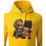 Dámská mikina Batman a Groot žlutá Canvas – Zboží Dáma