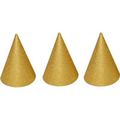 W-Párty kloboučky zlaté 6ks – Zboží Dáma