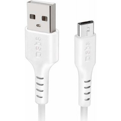 SBS TECABLEMICROW micro USB/USB, 1m, bílý – Zbozi.Blesk.cz