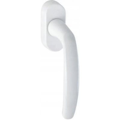 Hoppe Okenní klika Atlanta secustic F9016 bílá/N10A, 7/32-42mm, M5x45 + M5x50, 45° – Zboží Mobilmania