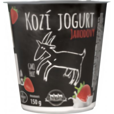 Bon Lait Kozí jogurt Jahoda 150 g