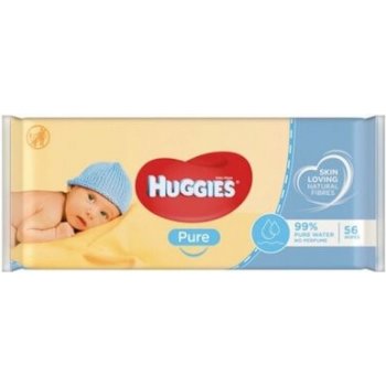 Huggies Pure dětské čistící ubrousky 56ks