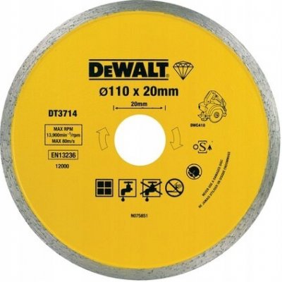 DeWalt Diamantový řezný kotouč 110x20mm DT3714 – Hledejceny.cz