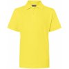 Dětské tričko dětské triko s límečkem premium JAMES NICHOLSON JN070K YELLOW