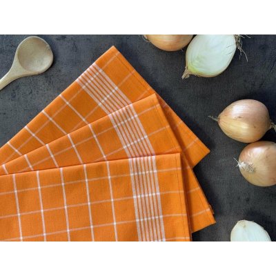 Sleep-well Pozitiv 50x70 cm oranžová/bílá 3 ks – Sleviste.cz