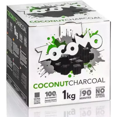 ZOCOMO kokosové uhlíky brikety 1kg – Zboží Dáma