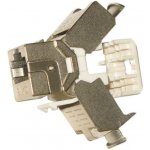 XtendLan Keystone jack RJ45, CAT6, STP, stříbrný, 180st, zaklapnutí zezadu KESS6SNIPX | Zboží Auto