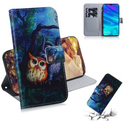 VSECHNONAMOBIL 33660 ART Peňaženkový kryt Huawei P Smart 2019 OWL – Zboží Živě