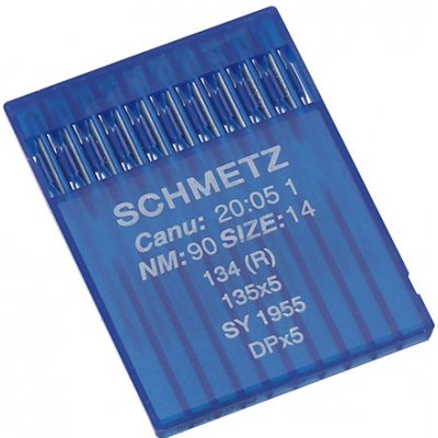 Strojové jehly pro průmyslové šicí stroje Schmetz 135X5 90 – Zboží Mobilmania