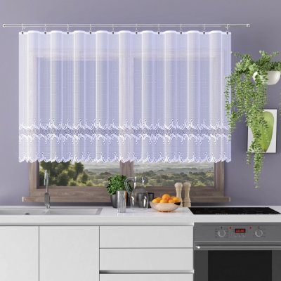 Záclona žakárová Belinda metráž bílá cena od - 180 cm – Hledejceny.cz