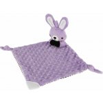 babyted Zajíček usínáček babyted, kousátko, chrastítko plyš 25x25cm na kartě v sáčku 0m+ – Hledejceny.cz