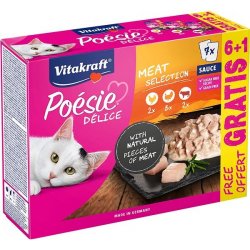 Vitakraft Poésie Délice Fish Selection kompletní krmivo pro dospělé kočky 6 x 85 g
