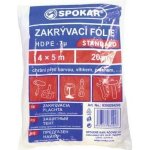 SPOKAR Zakrývací folie STANDARD HDPE 7 µm, 4 x 5 m – Hledejceny.cz
