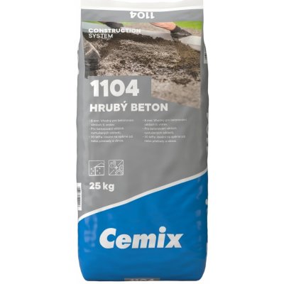 LB Cemix Hrubý beton Cemix 25 kg – Zboží Mobilmania